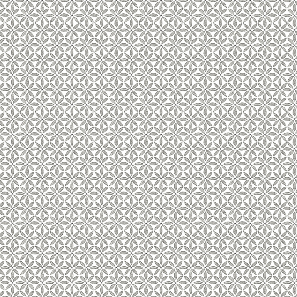 Wallpaper Jellia Charcoal Petal Geometric